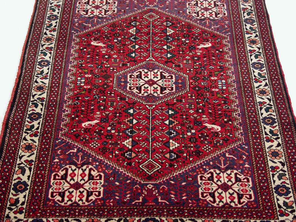 3.5x5 Vintage Abadeh Rug