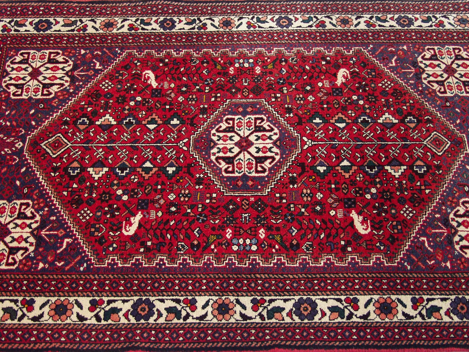 3.5x5 Vintage Abadeh Rug