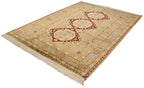 9x12 Vintage Distressed Bulgarian Caucasian Design Carpet