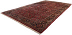 10.5x18.5 Vintage American Sarouk Carpet