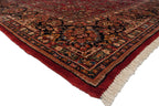 10.5x18.5 Vintage American Sarouk Carpet