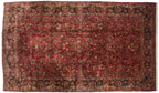 10.5x18.5 Vintage American Sarouk Carpet
