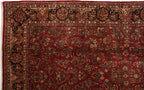 10.5x18.5 Vintage American Sarouk Carpet
