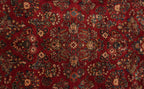 10.5x18.5 Vintage American Sarouk Carpet