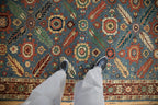 5x12 Vintage Armenian Veramin Design Rug Runner