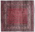 14x15.5 Vintage Fine Bokhara Square Carpet