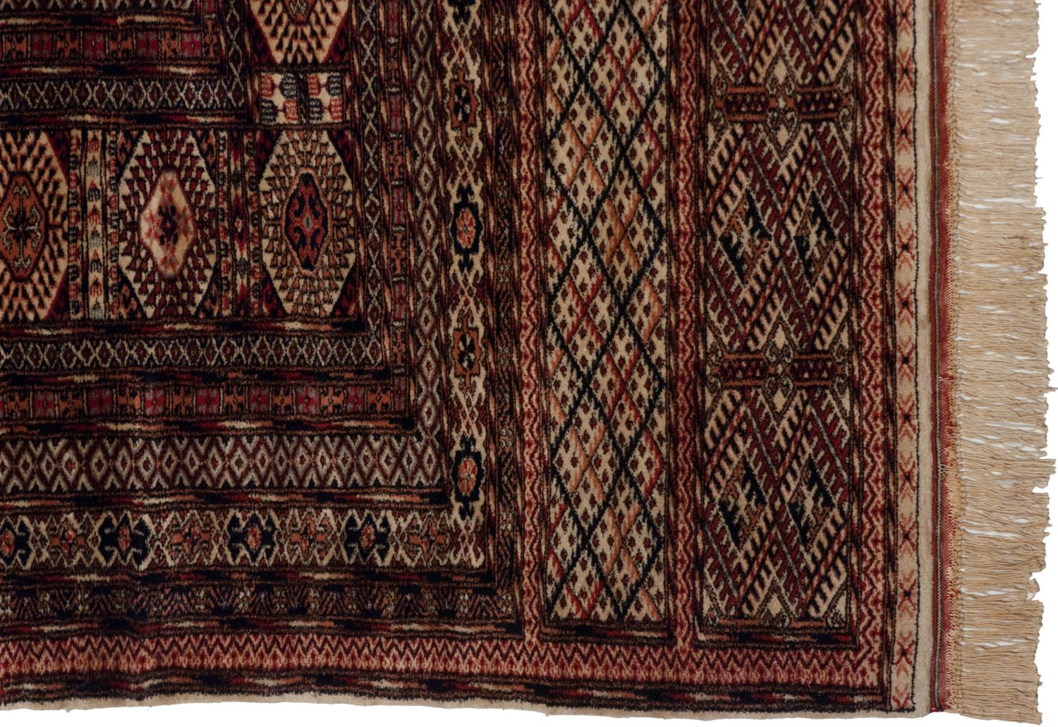 12x15.5 Vintage Fine Bokhara Carpet