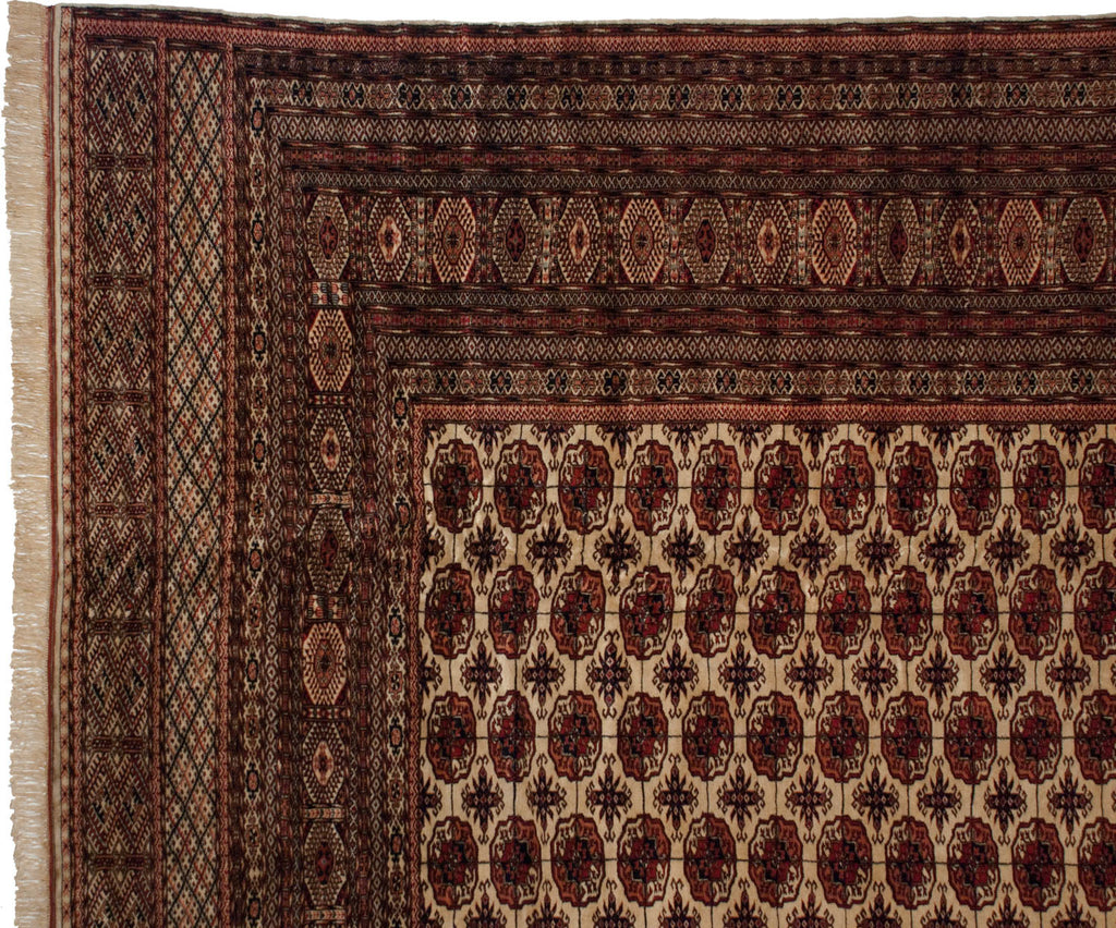 12x15.5 Vintage Fine Bokhara Carpet