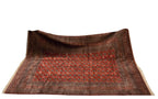 12x12.5 Vintage Fine Bokhara Square Carpet