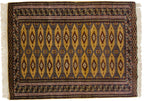 3x4.5 Vintage Fine Pakistani Turkmen Design Rug