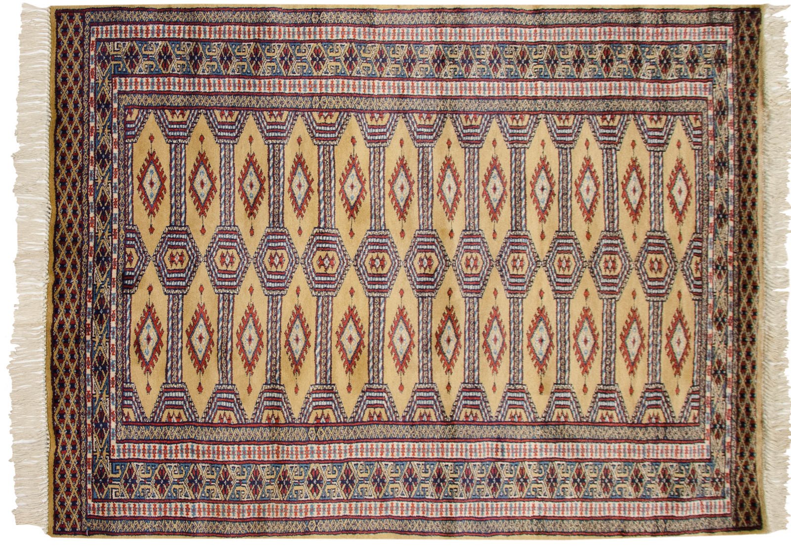 3x4.5 Vintage Fine Pakistani Turkmen Design Rug
