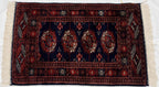 2x3 Vintage Fine Bokhara Rug Mat