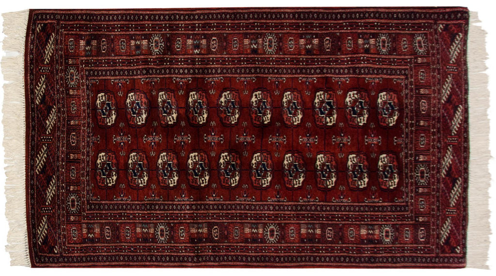 3x5 Vintage Fine Bokhara Rug