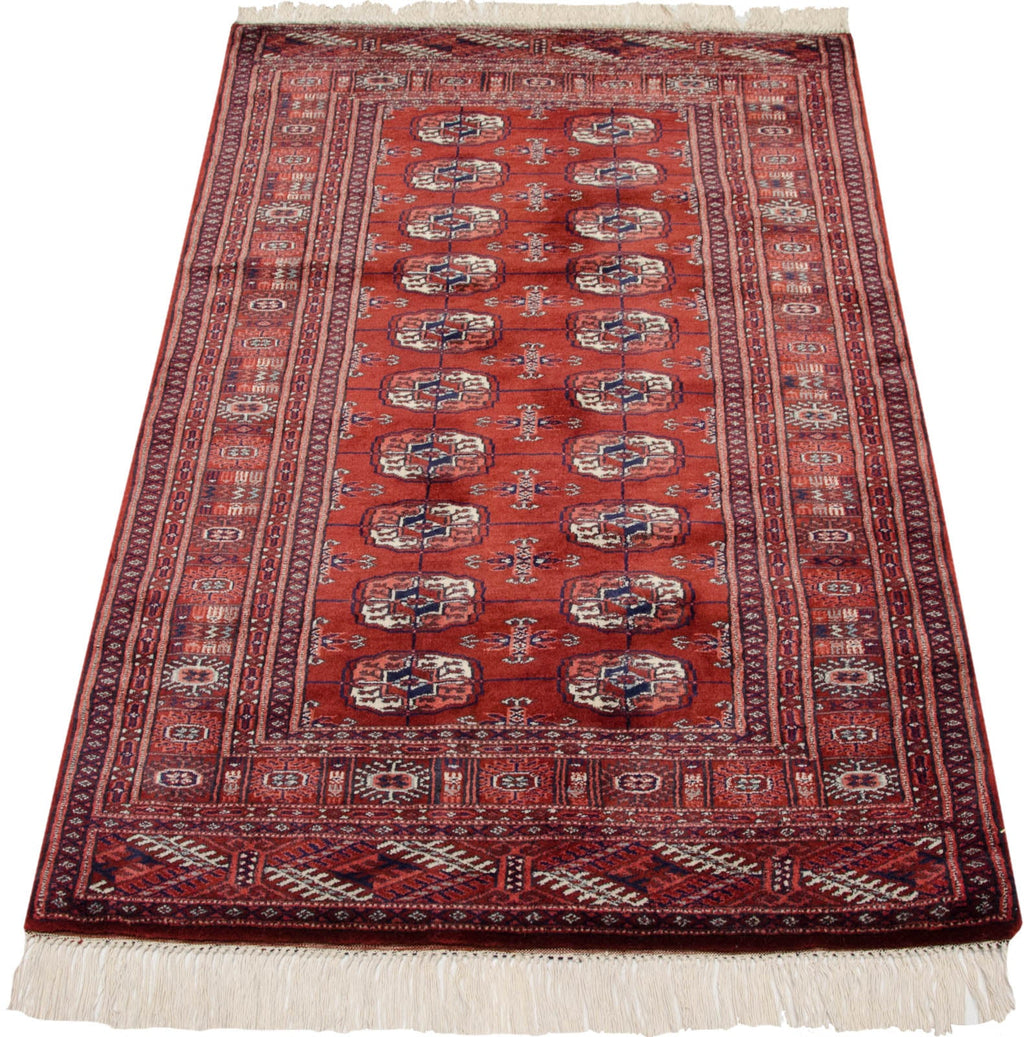 3x5 Vintage Fine Bokhara Rug
