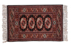 2x3 Vintage Fine Bokhara Rug Mat