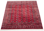 8x8.5 Vintage Fine Bokhara Square Carpet