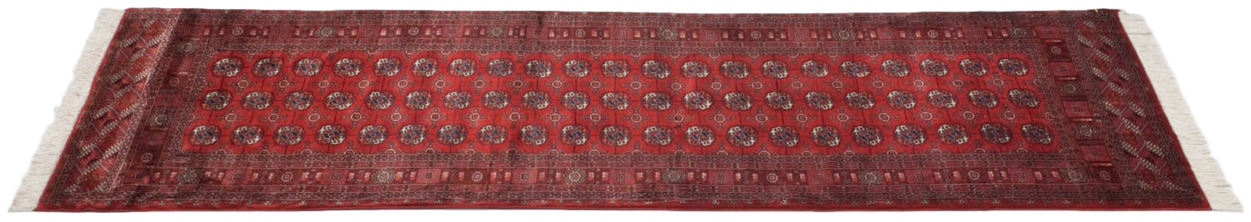 4.5x11 Vintage Fine Bokhara Rug Runner