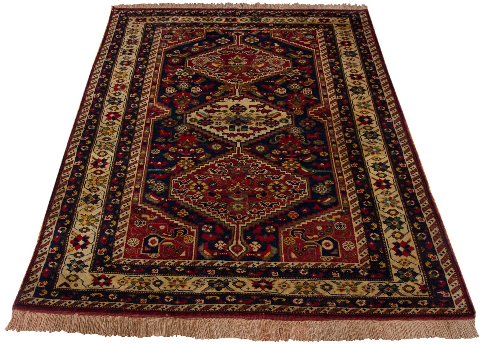 4.5x6.5 Vintage Indian Shiraz Design Rug
