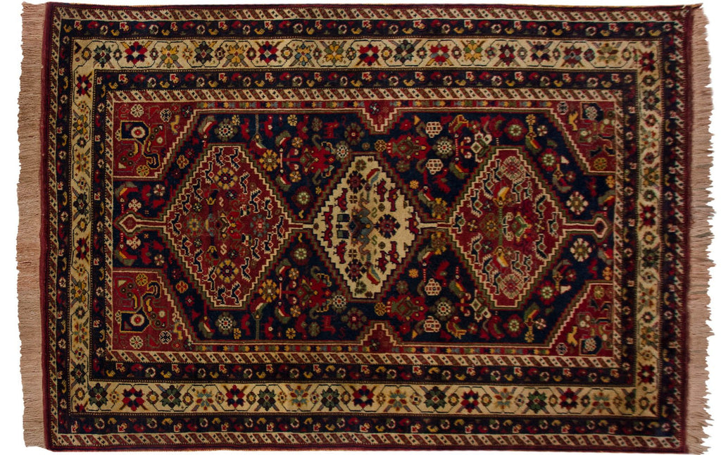 4.5x6.5 Vintage Indian Shiraz Design Rug