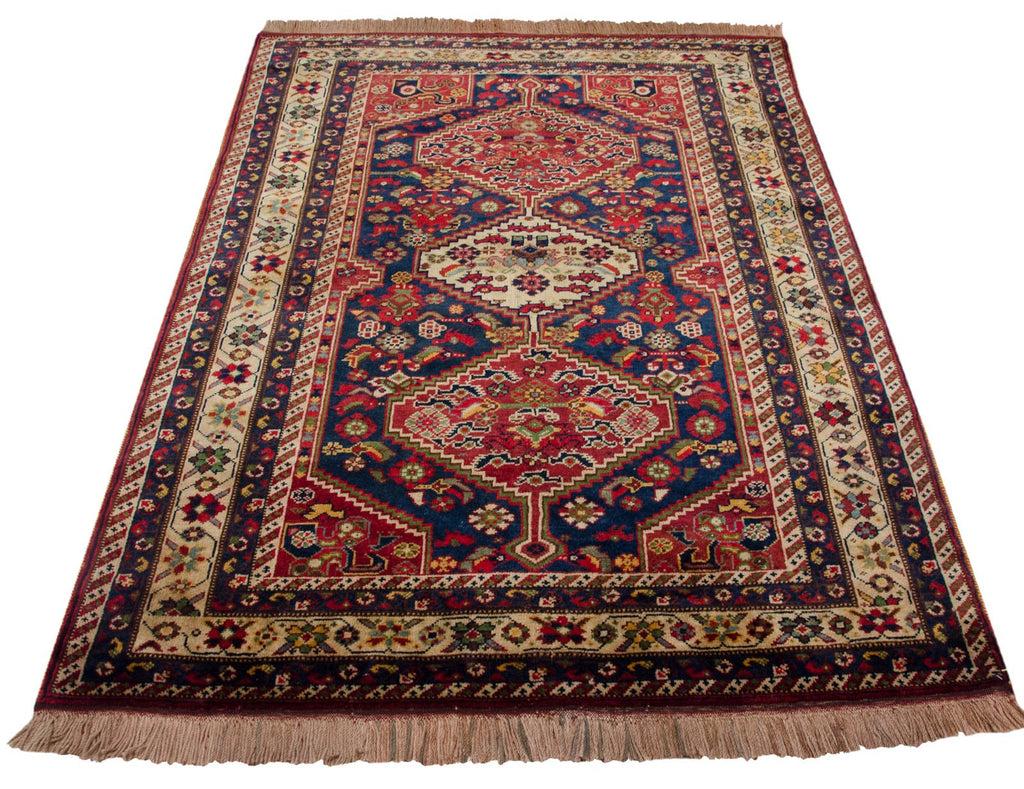 4.5x6.5 Vintage Indian Shiraz Design Rug