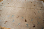 8x10 New Indian Folk Art Design Carpet