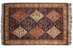4x6 Vintage Indian Shiraz Design Rug