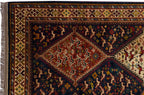 4x6 Vintage Indian Shiraz Design Rug