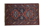 4.5x7 Vintage Indian Caucasian Design Rug
