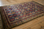 4.5x6 Vintage Indian Jaff Kurd Design Rug