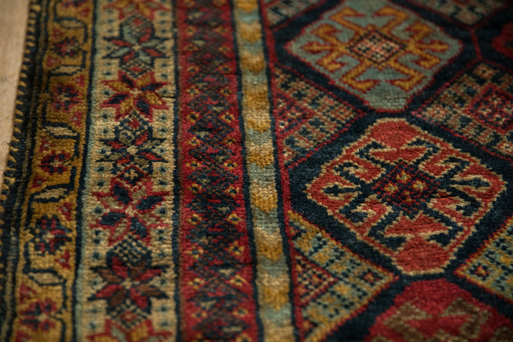 4.5x6 Vintage Indian Jaff Kurd Design Rug