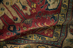 4.5x5.5 Vintage Indian Kazak Design Square Rug