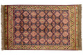 3x5 Vintage Indian Caucasian Design Rug