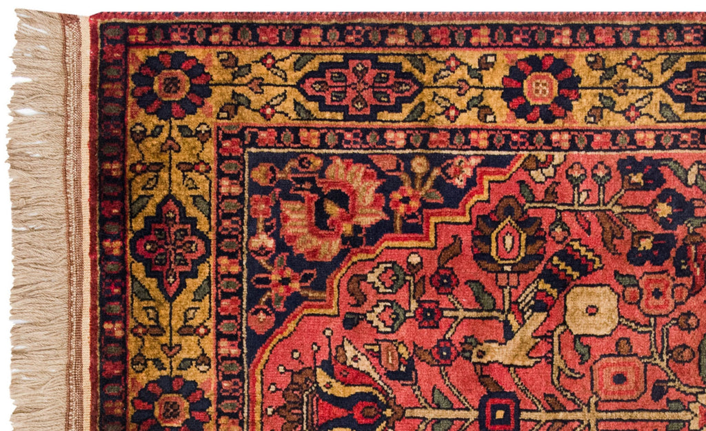 3x5 Vintage Indian Bakhtiari Design Rug