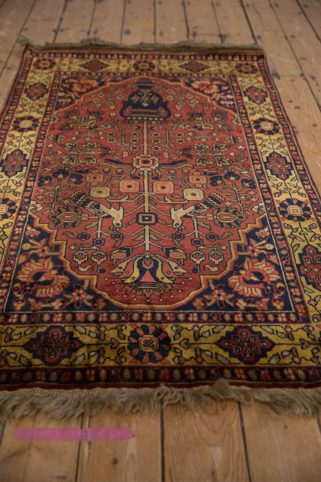 3x5.5 Vintage Indian Bakhtiari Design Rug