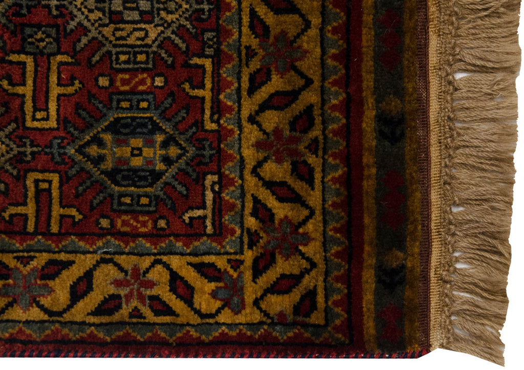 3x5 Vintage Indian Caucasian Design Rug