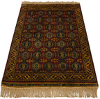 3x5 Vintage Indian Caucasian Design Rug