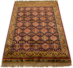 3x5 Vintage Indian Caucasian Design Rug