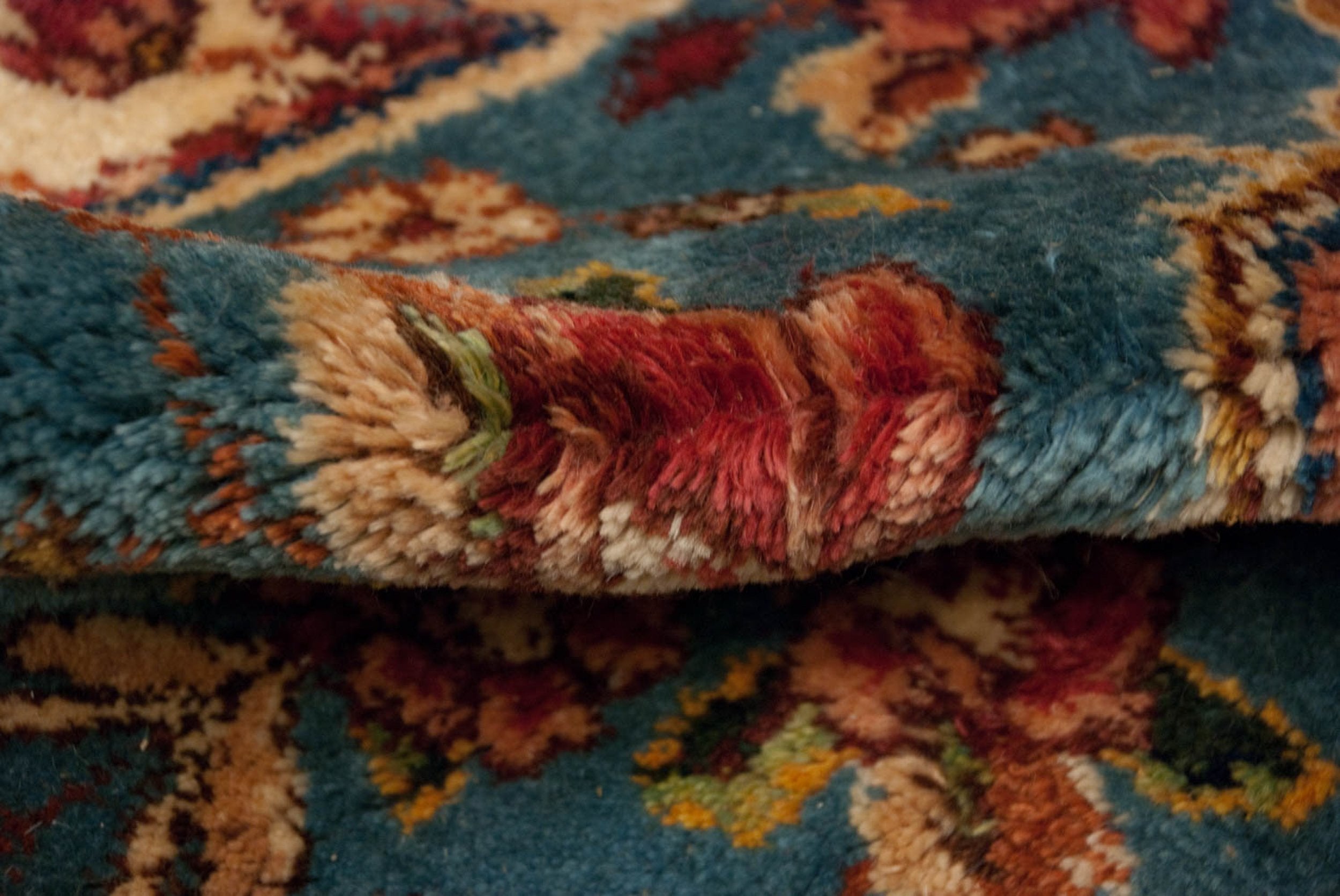 9.5x22.5 Vintage Kerman Carpet