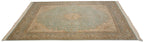 12x14 Vintage Fine Bulgarian Kerman Design Square Carpet