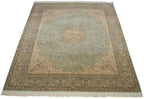 12x14 Vintage Fine Bulgarian Kerman Design Square Carpet
