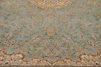 12x14 Vintage Fine Bulgarian Kerman Design Square Carpet