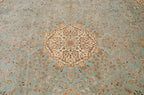12x14 Vintage Fine Bulgarian Kerman Design Square Carpet