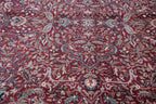 10x14 Vintage Indian Kashan Design Carpet