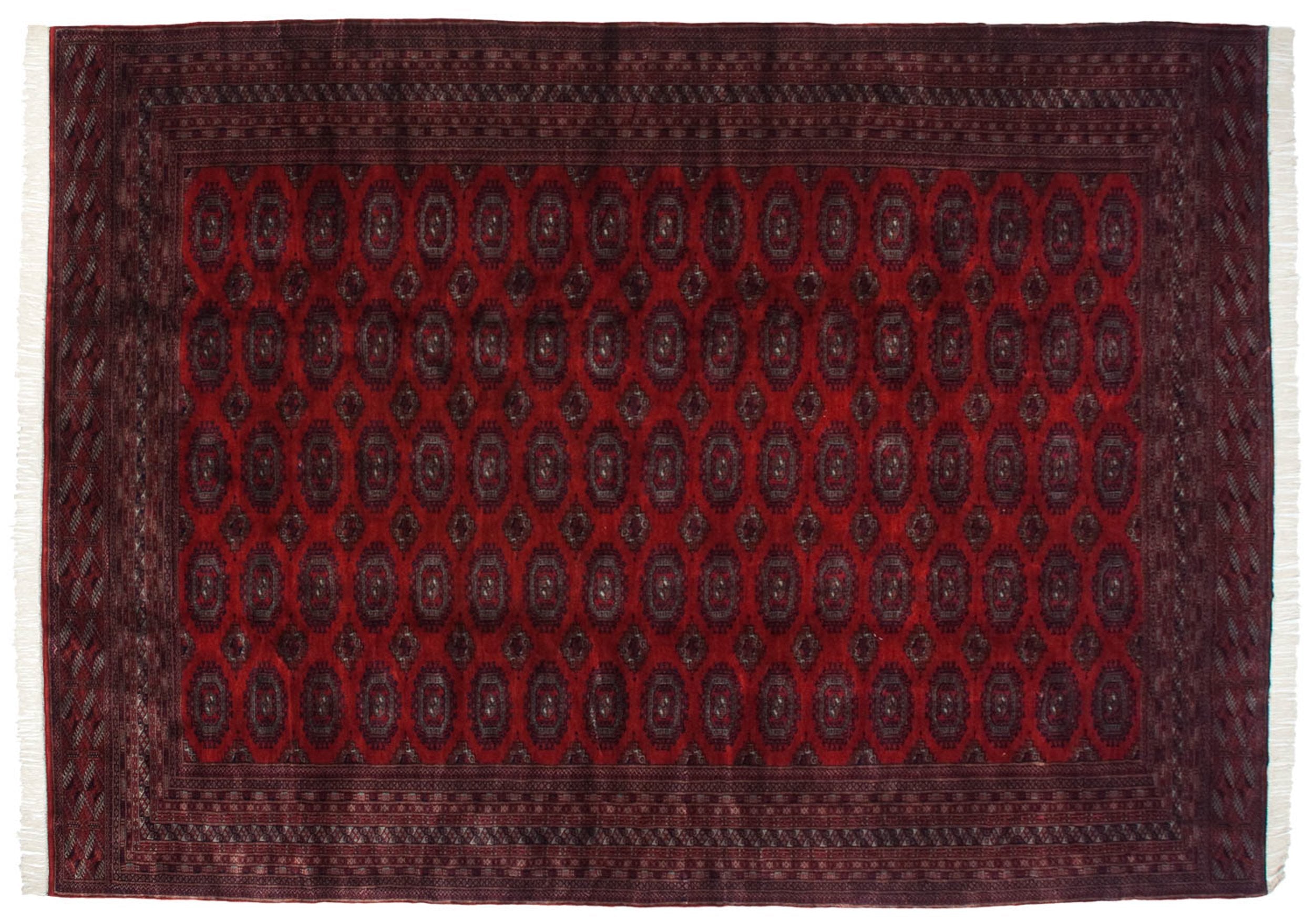 10x14.5 Vintage Fine Pakistani Turkmen Design Carpet