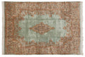 9.5x13.5 Vintage Kerman Carpet