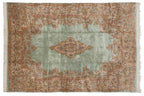 9.5x13.5 Vintage Kerman Carpet