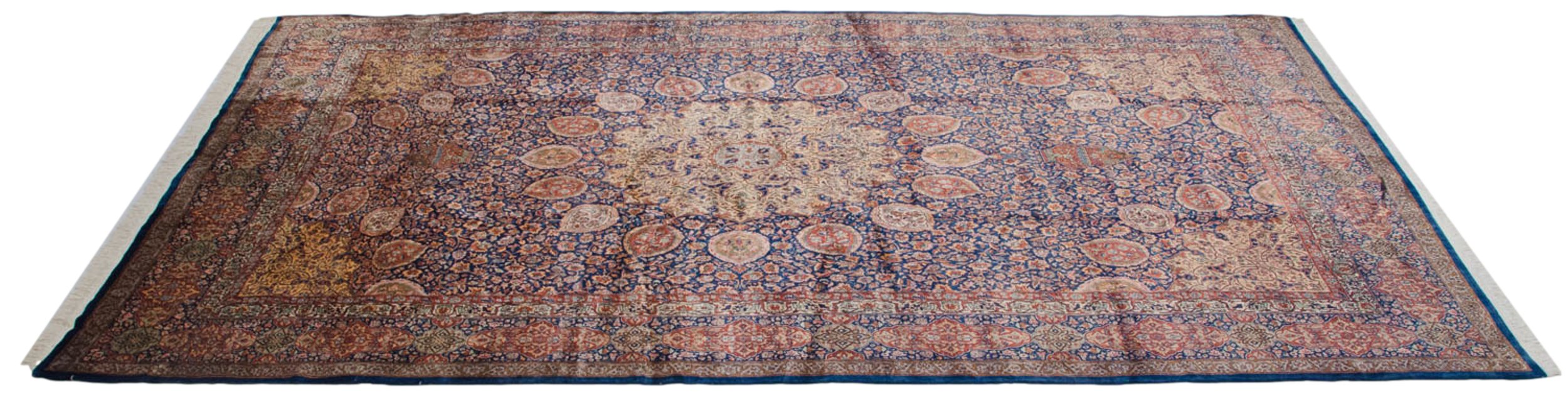10x16.5 Vintage Fine Pakistani Ardebil Design Carpet
