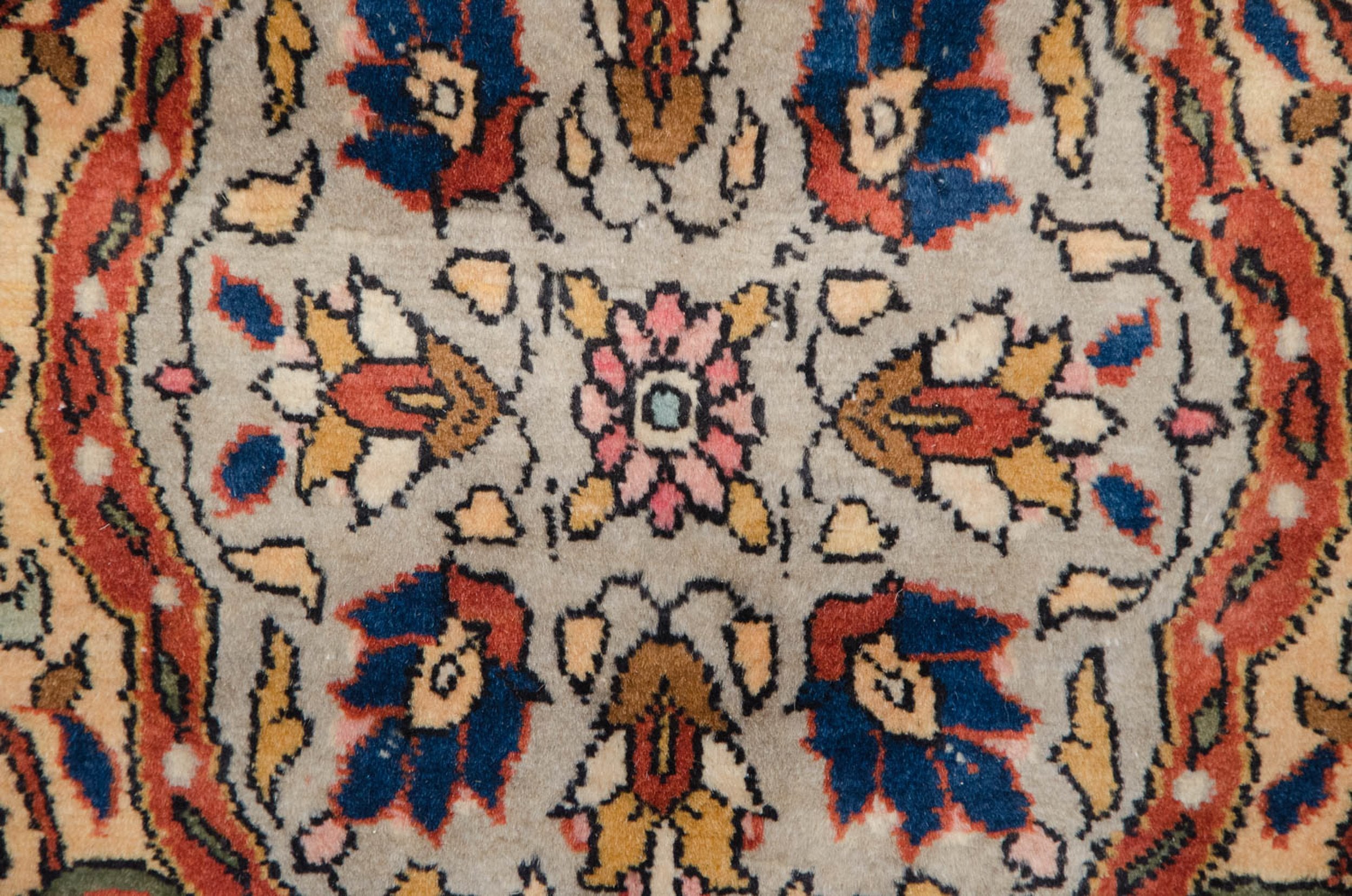 10x16.5 Vintage Fine Pakistani Ardebil Design Carpet