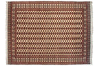 12x15.5 Vintage Pakistani Bokhara Design Carpet
