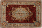 12x15 Indian Savonnerie Design Carpet